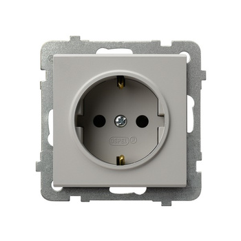 OSPEL SONATA GP-1RS/m/82 Gniazdo pojedyncze z uziemieniem schuko