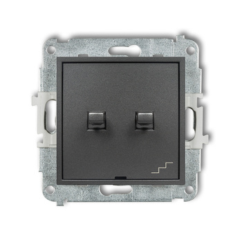 KARLIK MINI 11MWPUS-10.2 Łącznik jednobiegunowy  ze schodowym (osobne zasilanie) w  stylu amerykańskim