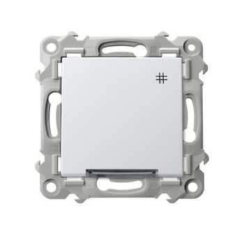 OSPEL SZAFIR ŁP-4ZS/m/00 Łącznik krzyżowy z podświetleniem białym