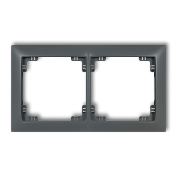 KARLIK DECO 28DRSO-2 Ramka uniwersalna pojdwójna z tworzywa DECO Soft