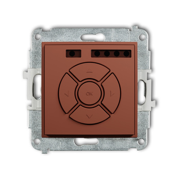 KARLIK MINI 63MSR-3A Mechanizm elektronicznego sterownika roletowego (sterowanie lokalne i pilotem, sterowanie strefą, dodatkowy przycisk)