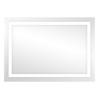 Lustro prostokątne LED 70x50 cm (pion/poziom, z marginesem, 4000K)
