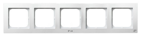 OSPEL AS RH-5GA/00 ANTYBAKTERYJNY Ramka pięciokrotna do łączników IP44