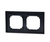 Ramka 2-krotna line tr2/149 czarny mat