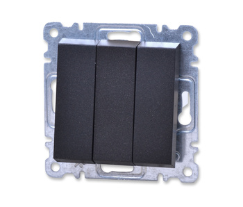 Hager lumina wl0073 łącznik 3- klawiszowy 3 biegunowy