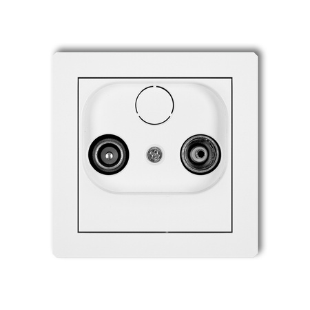 KARLIK DECO 25DG2K  Gniazdo abonenckie RTV końcowego 2dB