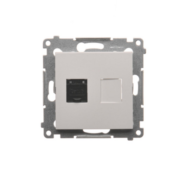 Kontakt Simon 54 d61.01/11 Gniazdo komputerowe pojedyncze rj45 kat.6e