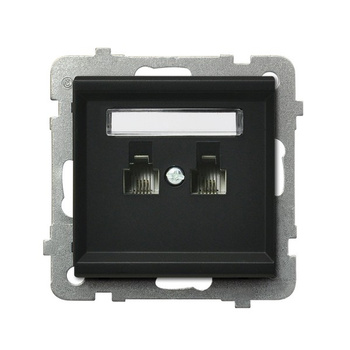 OSPEL SONATA GPT-2RR/m/33 Gniazdo telefoniczne podwójne równoległe