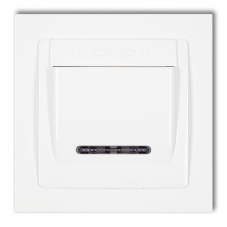 KARLIK DECO DSH-1 Łącznik hotelowy z ramką uniwersalną pojedynczą z tworzywa DECO