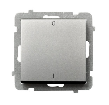 OSPEL SONATA ŁP-11R/m/38 Łącznik dwubiegunowy srebro