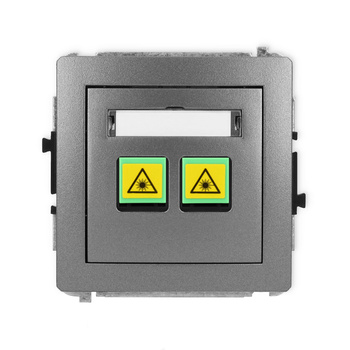 KARLIK DECO 11DGOP-2 Gniazdo światłowodowe optyczne podwójne