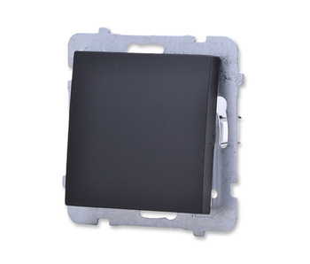 OSPEL AS ŁP-1G/m/33 łącznik jednobiegunowy pojedynczy czarny metalik