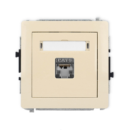 KARLIK DECO 1DGK-1e Gniazdo komputerowe pojedyńcze 1xRJ45