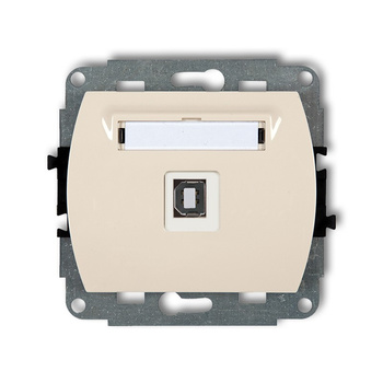 KARLIK TREND 1GUSB-3  Gniazdo pojedyńcze  USB A-B 2.0