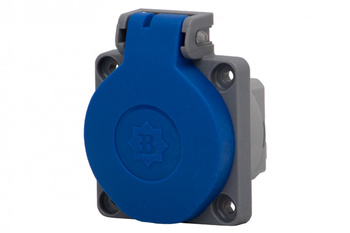 F-ELEKTRO Gniazdo tablicowe 16A 250V 2P+Z SCHUKO 71096