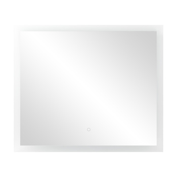 Lustro prostokątne poziome LED 80x70 cm (z wbudowanym włącznikiem, bez marginesu, 4000K)