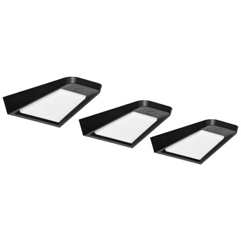 DIKI zestaw 3 lamp podszafkowych LED, 3x2W, 4000K, z wyłącznikiem bezdotykowym, czarny