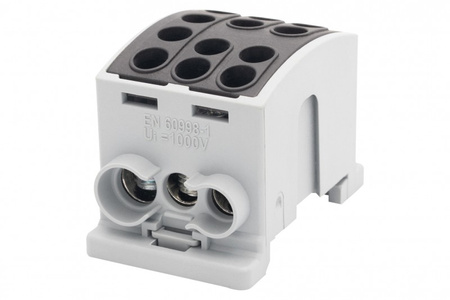 F-ELEKTRO F2.0360 Zacisk HLK 100A-3 (1x25,2x16 / 1x25,2x16)-czarny