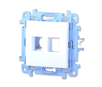 Simon 10 ckp2.01/11 pokrywa gniazd teleinformatycznych keystone