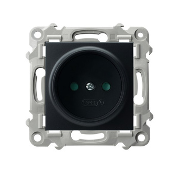 OSPEL SZAFIR GP-1ZP/m/33 Gniazdo pojedyncze z przesłonami torów czarny