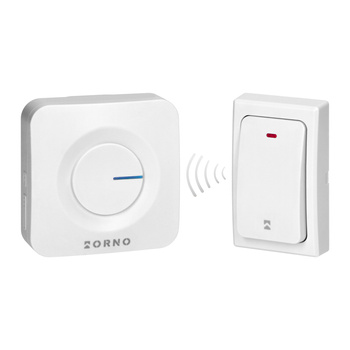 ONDO AC bezbateryjny dzwonek bezprzewodowy, biały