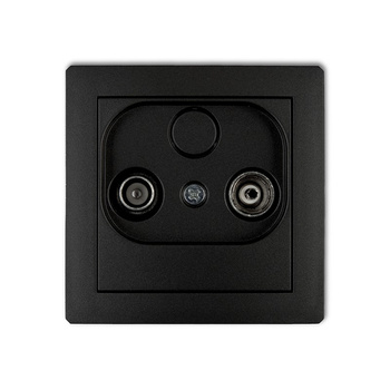 KARLIK DECO 12DG15P  Gniazdo abonenckie RTV przelotowego 15dB