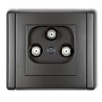 KARLIK FLEXI 11FGMU  Gniazdo multimedialne 3F DATA (UPC)