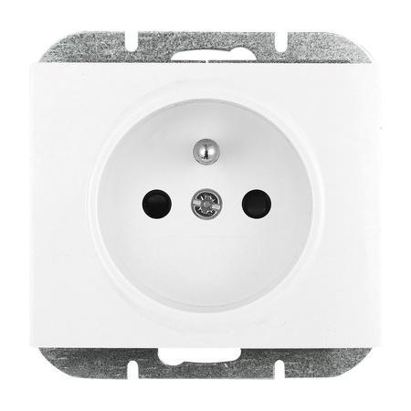 Gniazdo pojedyncze p/t 2P+Z Onyx, 16A, 250V, PT-16O, biały