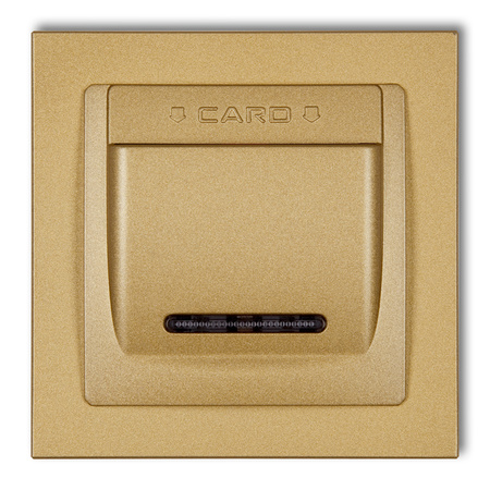 KARLIK DECO 29DSH-1 Łącznik hotelowy z ramką uniwersalną pojedynczą z tworzywa DECO