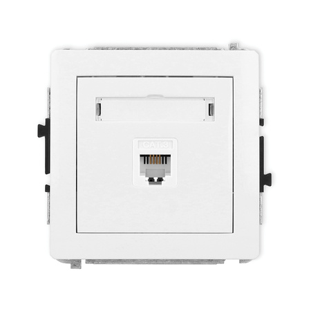 KARLIK DECO DGT-1 Gniazdo telefoniczne pojedyncze 1xRJ11