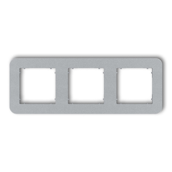 KARLIK MINI 7MRTZ-3 Ramka uniwersalna potrójna zaokrąglona z tworzywa