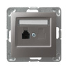 Ospel impresja GPT-1Y/m/23 Gniazdo telefoniczne pojedyncze tytan