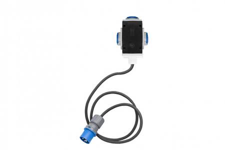 F-ELEKTRO F3.0756  Rozdzielacz PARMA wt 16/3, gn 3x230V +P 3x2,5-5m OW