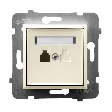 Ospel aria GPT-1U/m/27 Gniazdo telefoniczne pojedyncze