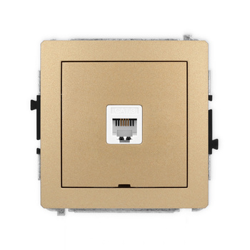 KARLIK DECO 8DGTBO-1  Gniazdo telefoniczne pojedyńcze  1xRJ11