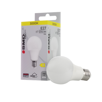 ŻARÓWKA E27 LED SMD 9W WW A60 HOMEline 4977