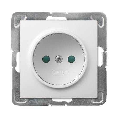 Ospel impresja GP-1YP/m/00 Gniazdo pojedyncze z przesłonami torów prądowych