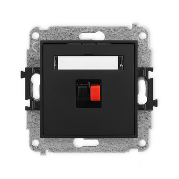 KARLIK ICON 12IGG-1  Gniazdo głośnikowe pojedyńcze