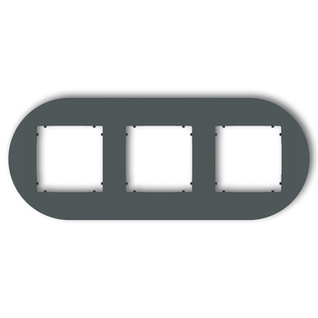 KARLIK MINI 28MRTO-3 Ramka uniwersalna potrójna okrągła z tworzywa