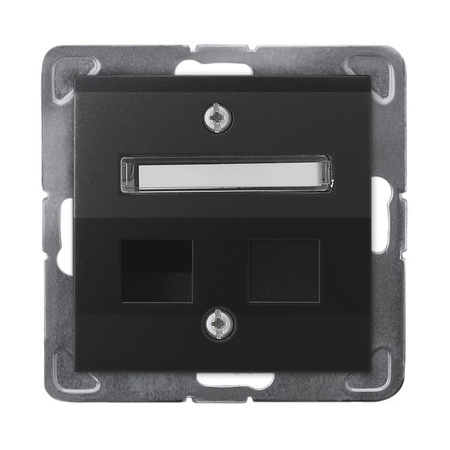 OSPEL IMPRESJA GPK-1YS/p/33 Obudowa gniazda typu Keystone skośna