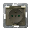 OSPEL IMPRESJA GPH-1YZP/m/27/d Gniazdo bryzgoszczelne z/u IP-44