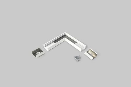 Łącznik SLIM8 90st. biały /op