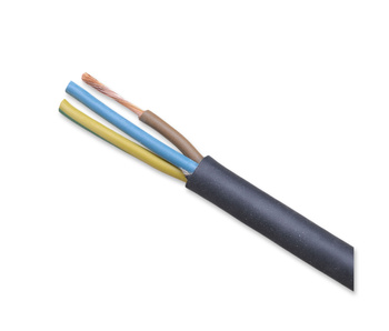 ELPAR Przewód H05RR-F 300/500V OW 3x2,5 mm2 gumowy czarny 5901854403236
