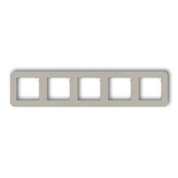 KARLIK MINI 60MRTZ-5 Ramka uniwersalna pięciokrotna zaokrąglona z tworzywa