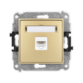 KARLIK ICON 29IGK-1  Gniazdo komputerowe pojedyńcze  1xRJ45