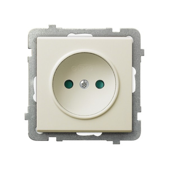 OSPEL SONATA GP-1RP/m/27 Gniazdo pojedyncze z przesłonami torów