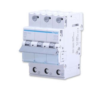HAGER MBS320 Wyłącznik nadprądowy Icn=6000A 3P B 20A QuickConnect