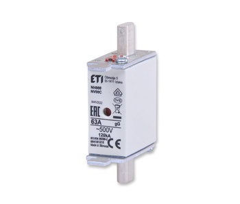 Eti wt000 004181212 gg 63a/500v wkładka topikowa kombi