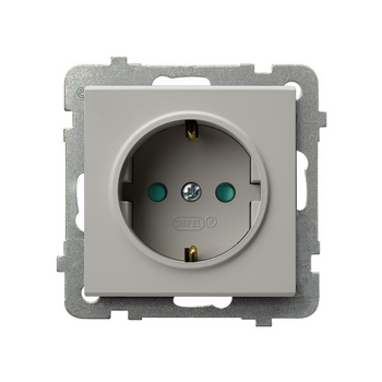 OSPEL SONATA GP-1RSP/m/82 Gniazdo schuko z przesłonami torów prądowych