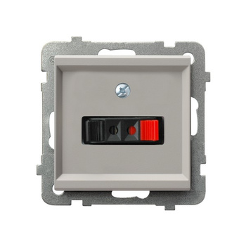 OSPEL SONATA GG-1R/m/82 Gniazdo głośnikowe pojedyncze kaszmir